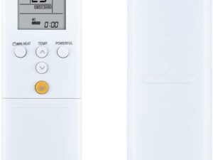 שלט תואם Fujitsu AR-REM1U למזגן ASU9RLS3Y – מבט מלפנים ומאחור